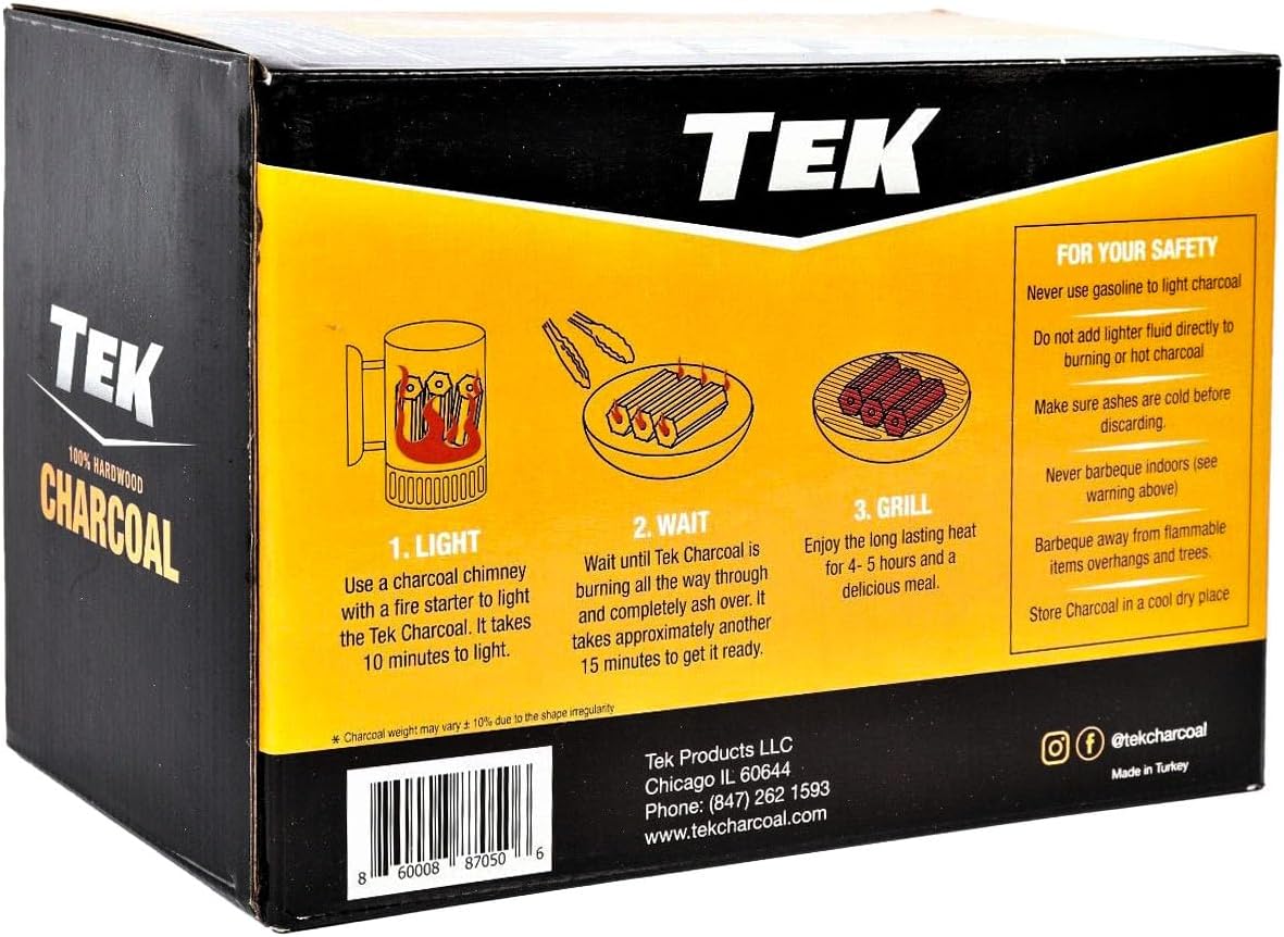 Tek Charcoal - Log Style 5 lbs